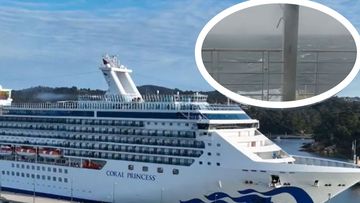 Coral Princess stuck out at sea longer as Brisbane Port remains closed due to bad weather