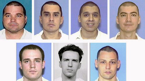 Joseph Garcia, Randy Halprin, Larry James Harper, Patrick Murphy Jr ve Donald Newbury, George Rivas, ve Michael Anthony Rodriguez, 13 Aralık 2000 tarihinde hapisten kaçtı.