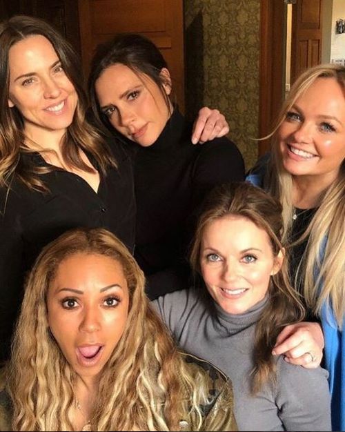 Mel B and the gang gathered for a snap recently. (Instagram)