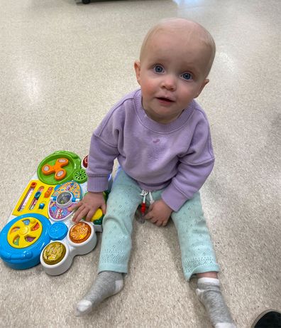 Baby Sophia was diagnosed with cancer at 13 months