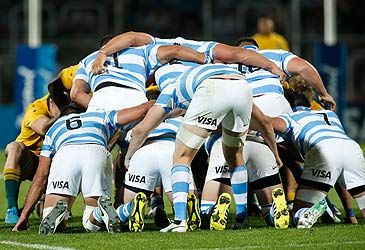 What is the nickname of Argentina's national rugby union team?