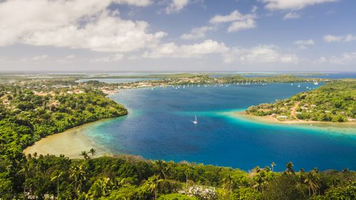 Kingdom of Tonga viewed from above