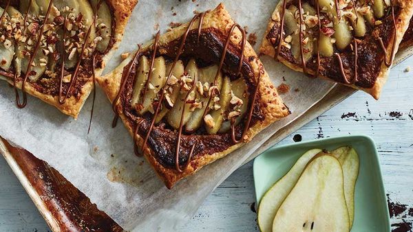 Pear and Nutella tart. Courtesy of Delicious Creations with Nutella