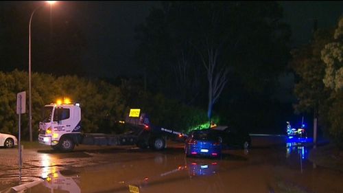 Emergency services say it is a good reminder for people not to drive through floodwaters. (9NEWS)
