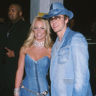 Britney Spears and Justin Timberlake at the 28th Annual American Music Awards in 2001.