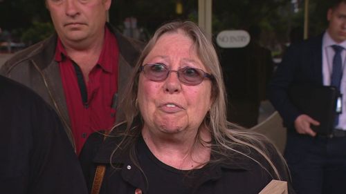 The victim's wife Michelle Richardson said outside court the sentence is not long enough.