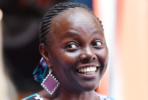 South Australian senator Lucy Gichuhi has made her first public appearance since defecting to the Liberal Party. (AAP)