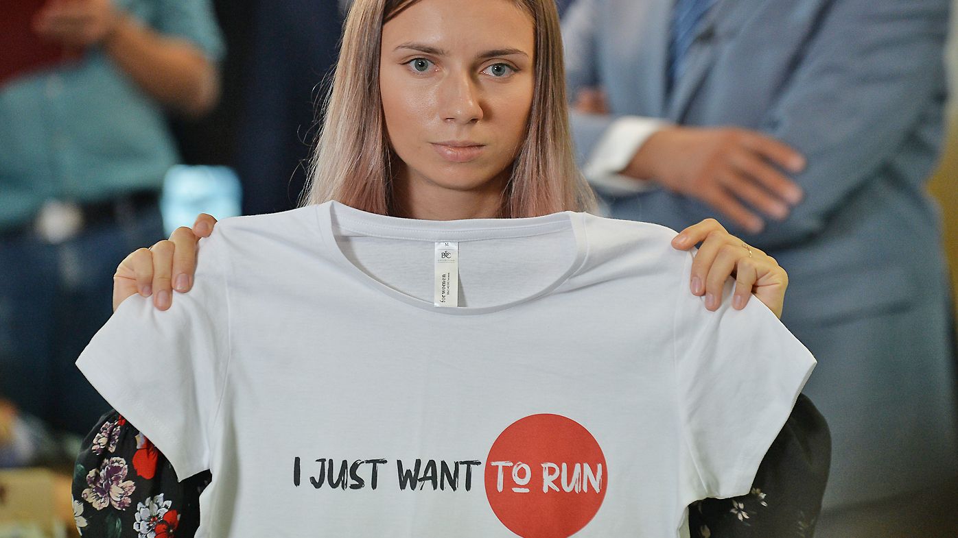 Krystsina Tsimanouskaya is a Belarusian sprinter who refused to fly back to her country out of fear for her safety 