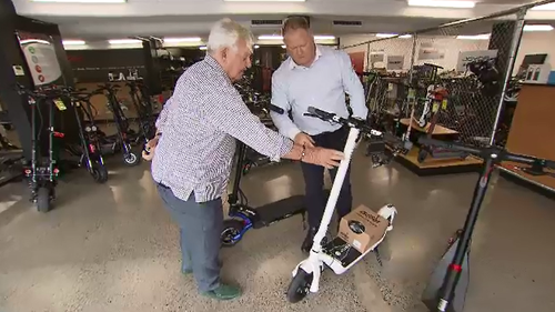 A Queensland pensioner has been the recipient of a very generous act of kindness, following his $3000 electric scooter being stolen right in front of him in broad daylight.