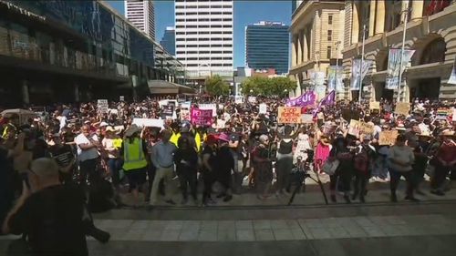 Thousands hit the streets in Perth in support of March4Justice.