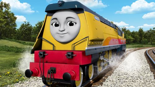 Rebecca is one of the two new female engines set to join Thomas &amp; Friends. (Mattel)