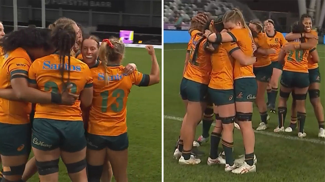 Australia's 'incredibly special' upset over France, Wallaroos ride prop's hat trick to famous victory
