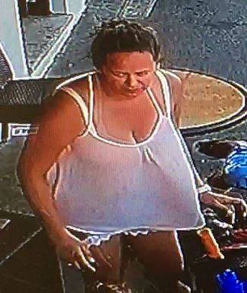The woman has dark haired and a tanned complexion. (NSW Police)