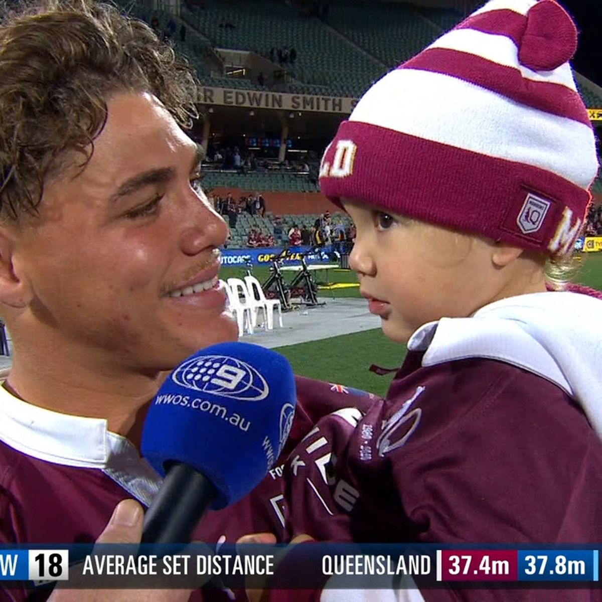 State of Origin 2023: Reece Walsh shares sweet moments with daughter after  Queensland Maroons debut