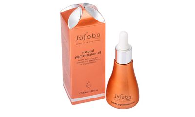 <a href="http://www.thejojobacompany.com.au/products/natural-pigmentation-oil" target="_blank">#8 Natural Pigmentation Oil, $39.95, The Jojoba Company</a>