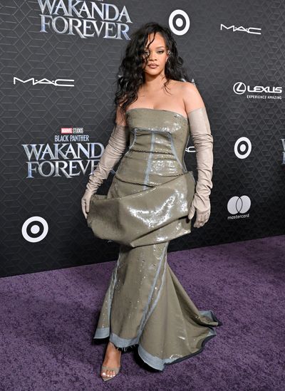 20. Rihanna at the 'Black Panther 2: Wakanda Forever' premiere