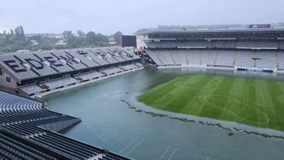 Stadium flooded