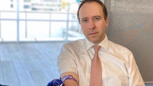 UK Health Secretary Matt Hancock 