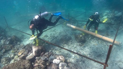 Rare artefacts found at site of ancient European shipwreck