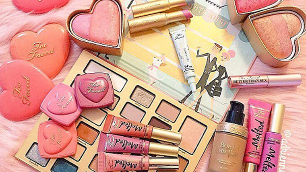 Pretty, pink and perfect - Too Faced beauty is now part of the Estée Lauder family. Image: Instagram/@toofaced
