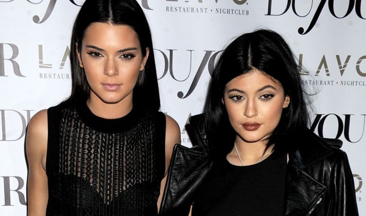 Kylie and Kendall Jenner Coordinate in Leather for Night Out in