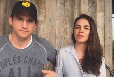 Ukrainian-born Mila Kunis and husband Ashton Kutcher vow to match donations for refugees in war-torn region.