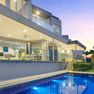 Gold Coast home for sale has a huge skateboard ramp by the side entry