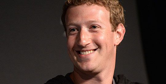 Facebook boss Mark Zuckerberg.