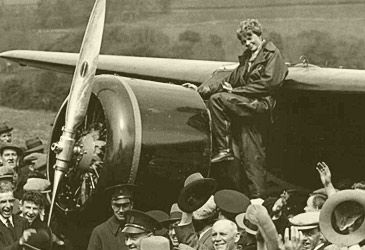 Amelia Earhart was the first aviatrix to fly solo across which ocean?
