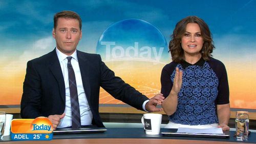 A shocked Karl and Lisa discover their singing isn't all that. (9NEWS)