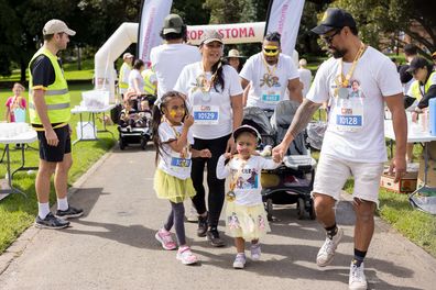 The entire family joined in the 2022 Run 2 Cure fun run.