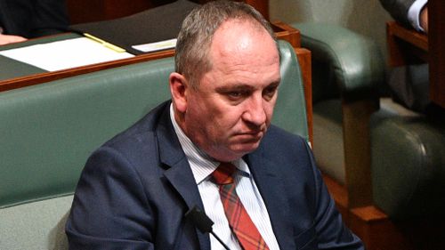 Barnaby Joyce isn't happy at the big supermarkets. Picture: AAP