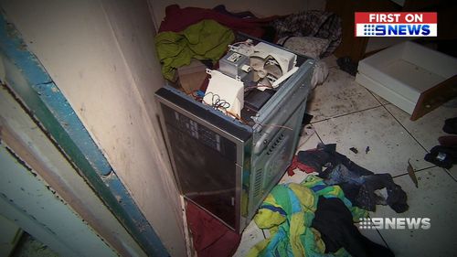 The extensive damage has caused a lot of problems for the landlord. Image: 9News