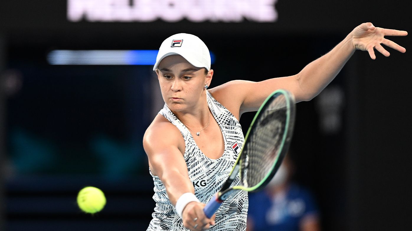 'It's actually quite funny': Ash Barty's coach takes swipe at rivals over preparation for stellar backhand slice