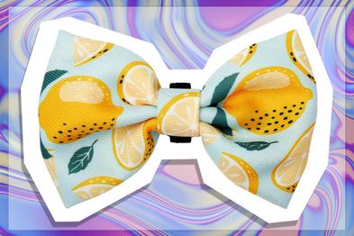 9PR: Lexi & Me lemon-themed bowtie
