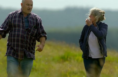 Fi with her brother Stephen who told her about the childhood she missed out on.