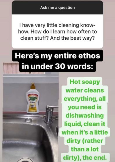 Cleaning tips