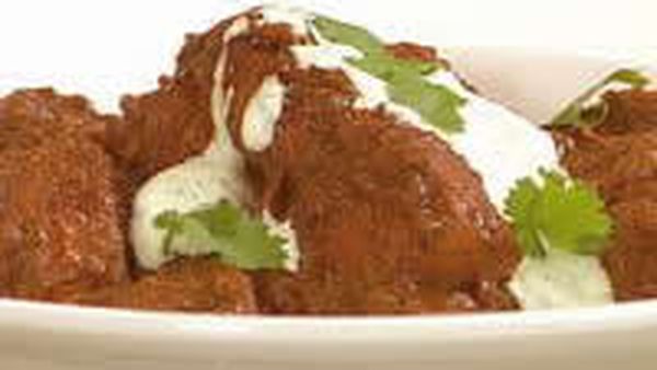 Pork Vindaloo with Cucumber Raita - DAIRY DELICIOUS