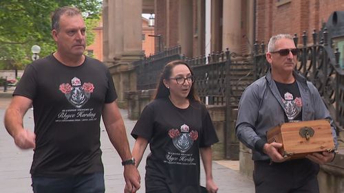 Family of road rage victim Rhyce Harding paid tribute to him ahead of the alleged drivers sentence.