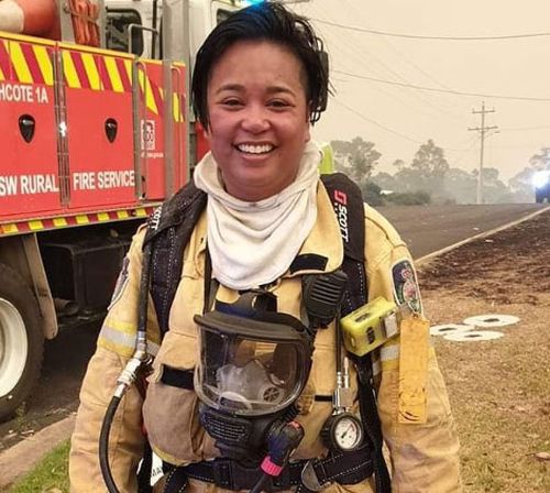 Edwina Illman is a volunteer firefighter in NSW.