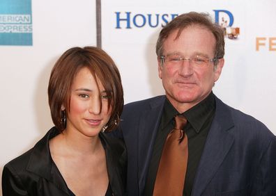 Robin Williams and his daughter Zelda Williams