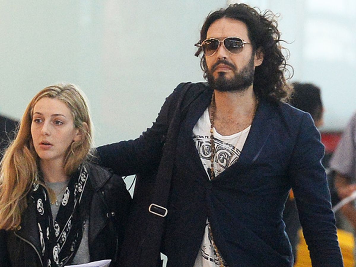 Russell Brand expecting second child with wife Laura Gallacher