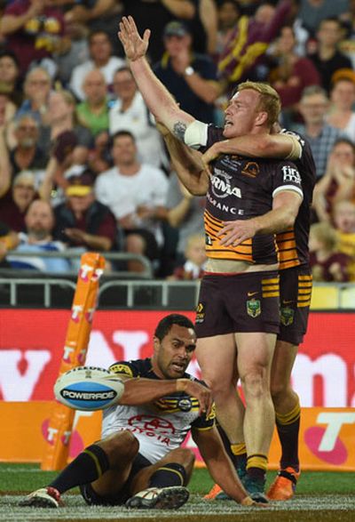 But in a see-sawing battle, the Broncos retook the lead through Jack Reed. (AAP)