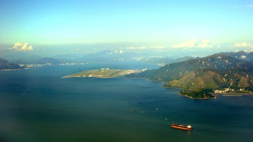 The artificial islands would be built near Lantau Island.