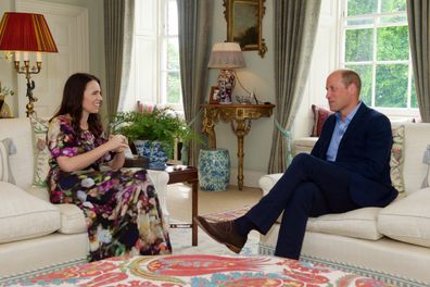 Prince William and Jacinda Ardern