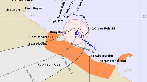 A tropical cyclone has formed off the Northern Territory coast in the southern Gulf of Carpentaria.