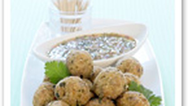Chicken and coconut meatballs