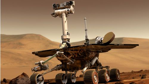 The Mars rover Opportunity. (NASA)