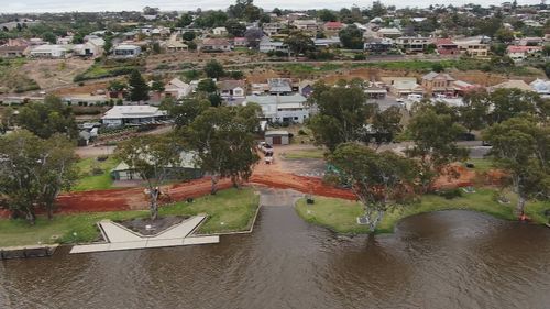 Forecast hot weather combined with earlier than expected peak flows are causing major concerns for more than a dozen levees along South Australia's River Murray.