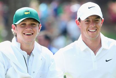 One Direction star Niall Horan was thrilled to caddie for Rory McIlroy at Augusta.